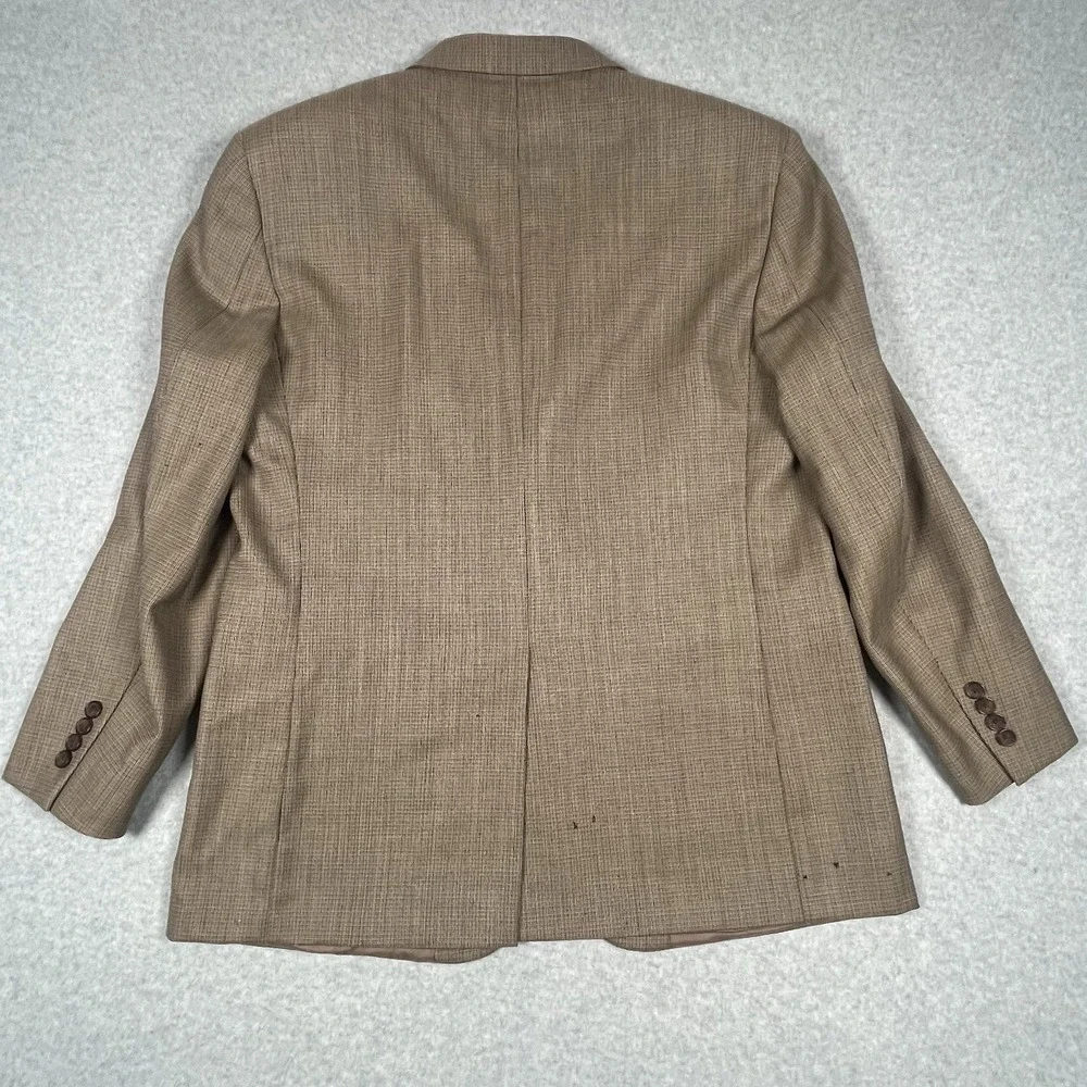 Brooks Brothers Blazer Mens 45R Brown 100% Wool Lined Madison Fit Jacket‎ READ